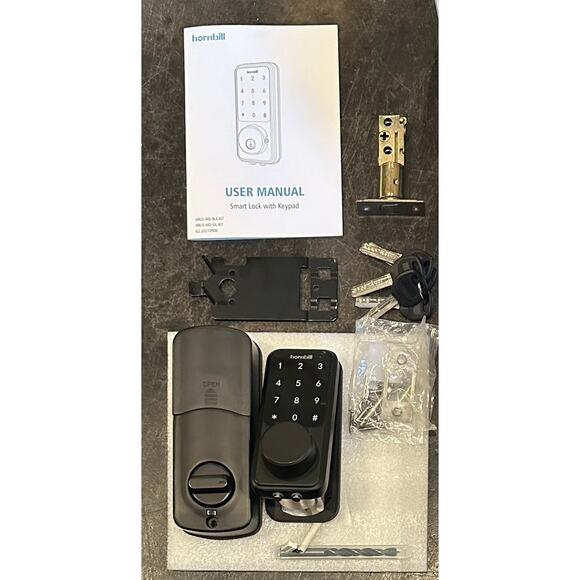 Smart Lock Keyless Entry Deadbolt Door Lock, Digital Bluetooth Lock w/Keypad&APP - Picture 5 of 13